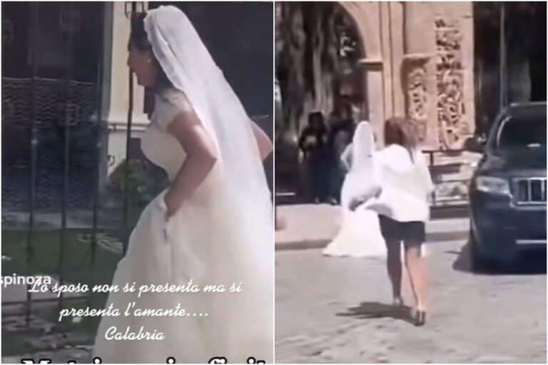 Il matrimonio finisce in tragedia, lo sposo non c’è e manda l’amante