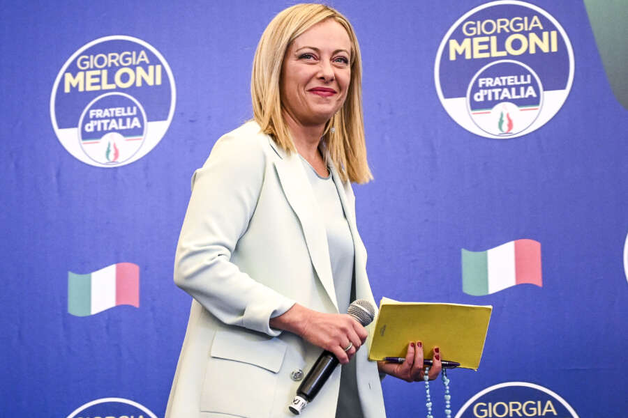 GIORGIA MELONI POLITICO
