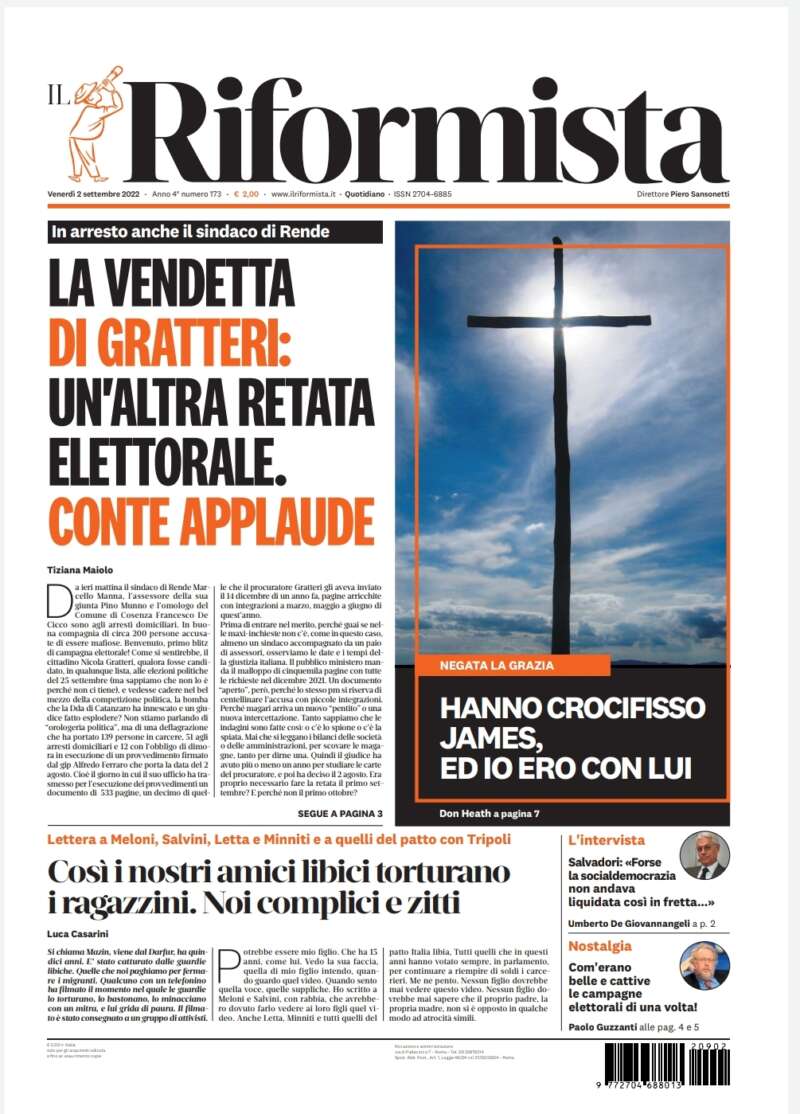 Quotidiano del 2 settembre 2022
