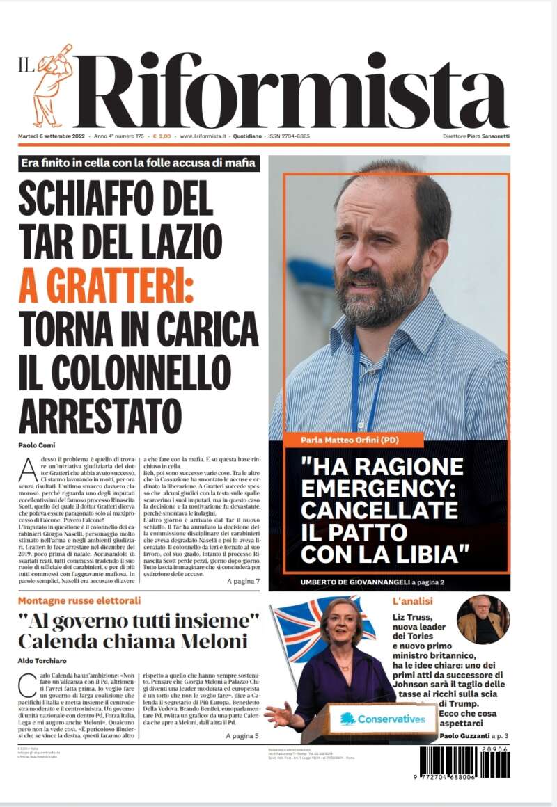 Quotidiano del 6 settembre 2022
