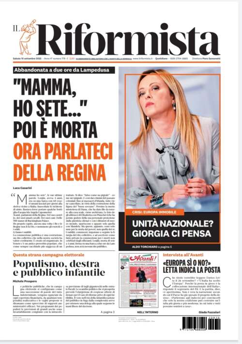 Quotidiano del 10 settembre 2022