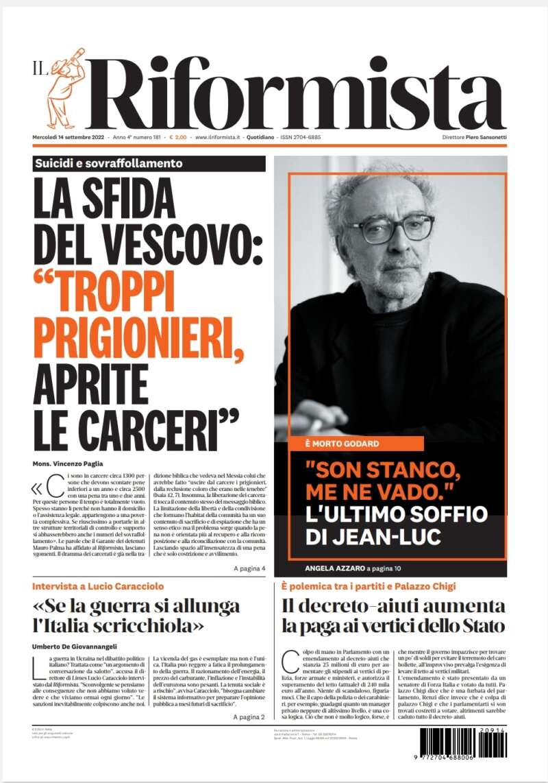 Quotidiano del 14 settembre 2022