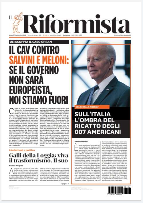 Quotidiano del 16 settembre 2022