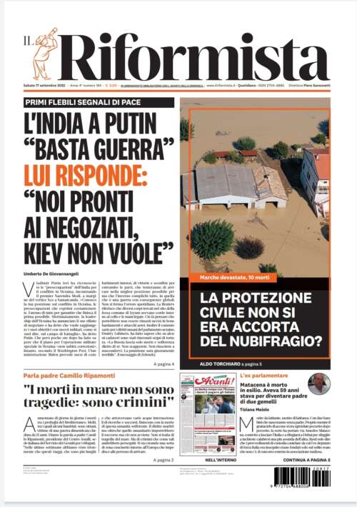 Quotidiano del 17 settembre 2022