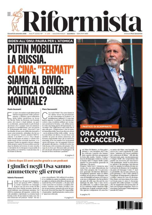 Quotidiano del 22 settembre 2022