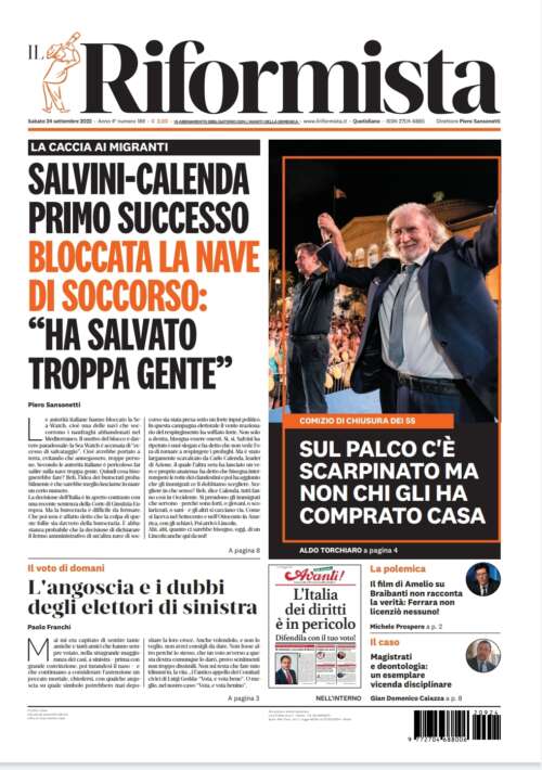 Quotidiano del 24 settembre 2022