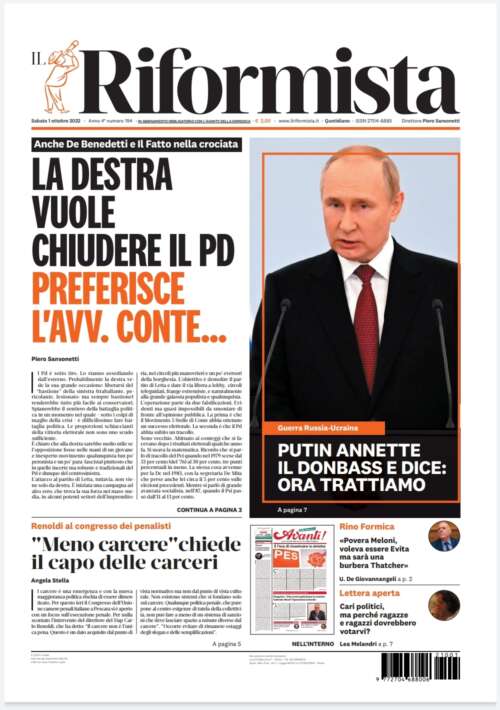 Quotidiano dell’1 ottobre 2022