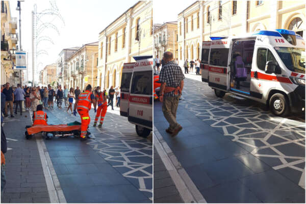 Auto si lancia tra la folla di pedoni a Lanciano, due feriti di cui uno grave: conducente fermato dopo la fuga