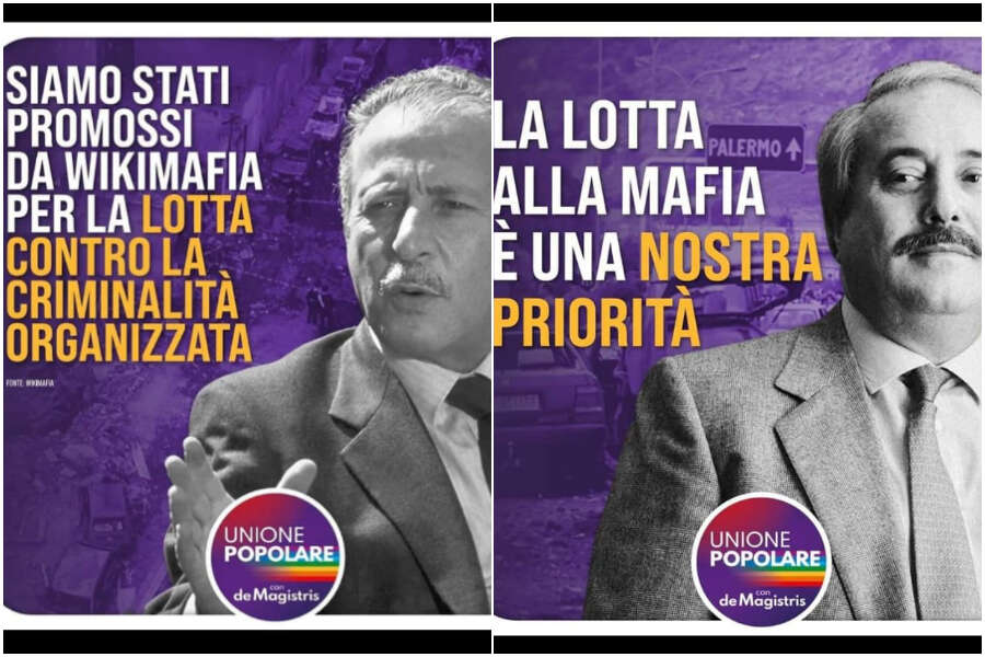 De Magistris usa Falcone e Borsellino per una manciata di voti in più