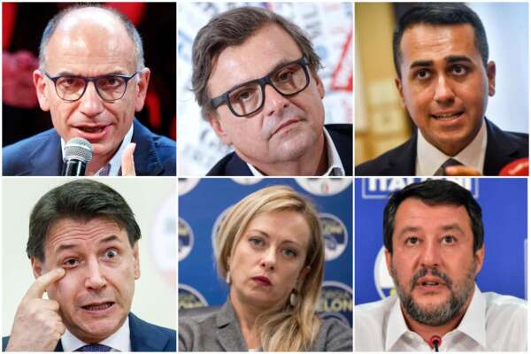 Elezioni, le prime proiezioni: Meloni vola, male Pd, crolla la Lega di Salvini (8%). Di Maio non pervenuto (0,6%) Elezioni, le prime proiezioni: Meloni vola, male Pd, crolla la Lega di Salvini (8%). Di Maio non pervenuto (0,6%)