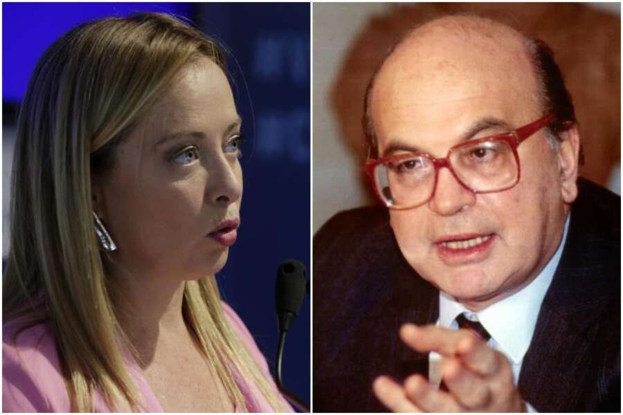 Il filo rosso che collega Giorgia Meloni e Bettino Craxi