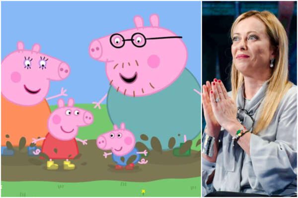 Meloni e il fascismo, Peppa Pig ci fa capire il bluff della patriota: Salvini a confronto legge Montesquieu