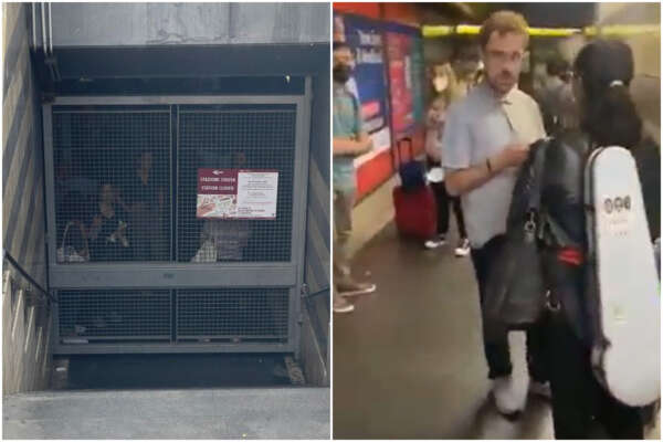 Duecento passeggeri sequestrati nella stazione della metro di Roma chiusa per lo sciopero: “Penoso” Duecento passeggeri sequestrati nella stazione della metro di Roma chiusa per lo sciopero: “Penoso”