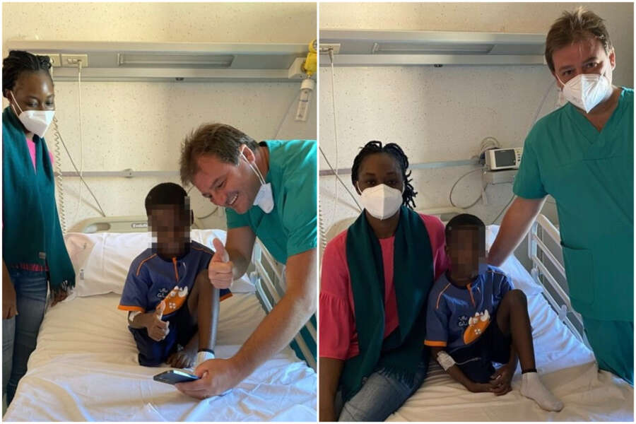 Dalla Costa d’Avorio a Napoli, bimbo di 7 anni salvato dai medici del Monaldi