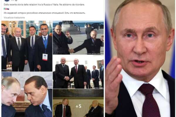 Putin in posa con i Presidenti italiani, il post criptico dell’ambasciata russa: “Ne abbiamo da ricordare”