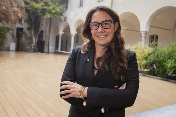 Foto LaPresse 09-10-2022 Milano, Italia – Cronaca – Società Umanitaria. Primo raduno dei City Angels a Milano con il fondatore Mario Furlan. Nella foto: Alessandra Locatelli

October 9, 2022 Milan Italy – News – Humanitarian Society. First meeting of the City Angels in Milan with the founder Mario Furlan