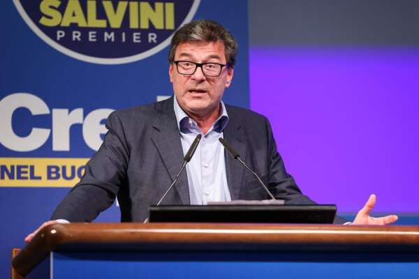 Giorgetti, Foto La Presse