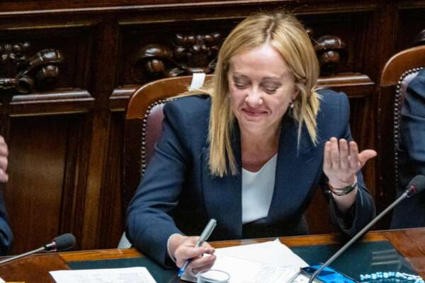 Giorgia Meloni, Foto La Presse