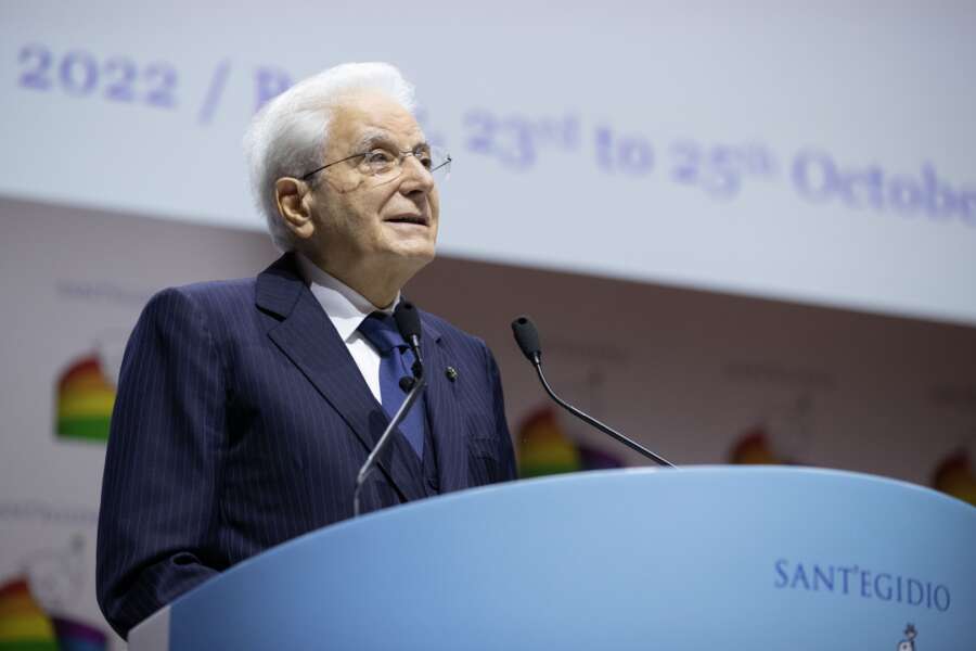 Il Presidente della Repubblica Sergio Mattarella