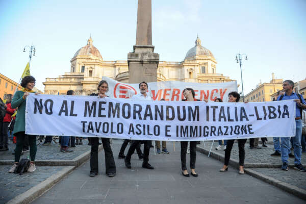 Ong in piazza contro gli accordi tra Italia e Libia: “Cancellate il memorandum della vergogna” Ong in piazza contro gli accordi tra Italia e Libia: “Cancellate il memorandum della vergogna”