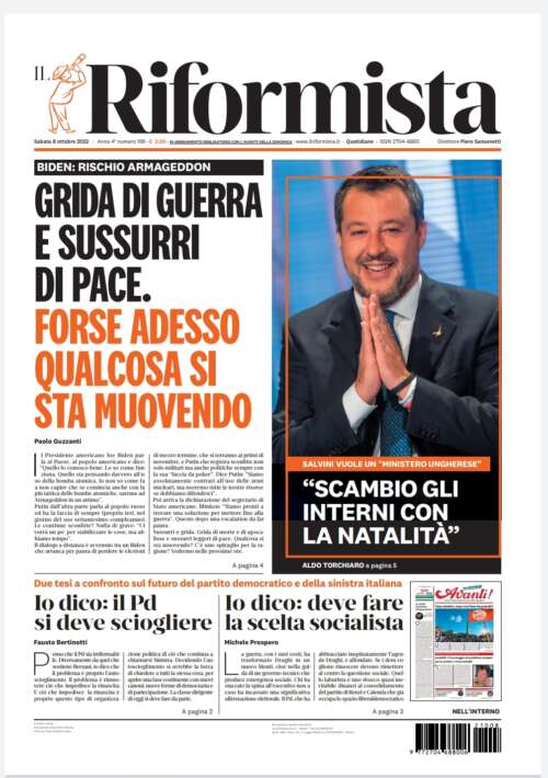 Quotidiano dell’8 ottobre 2022