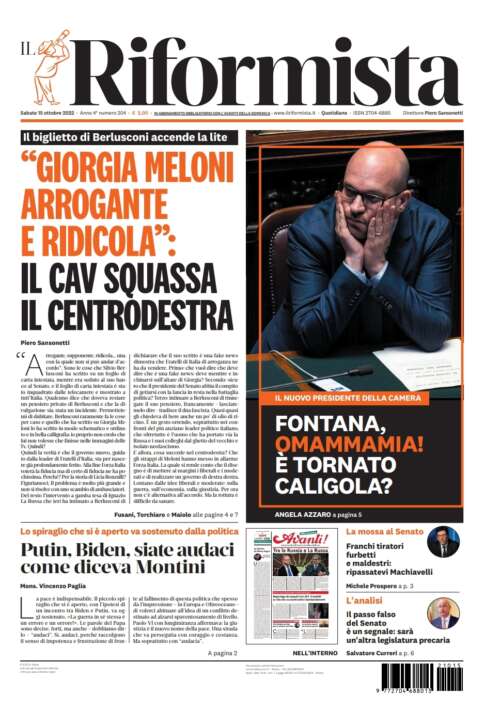 Quotidiano del 15 ottobre 2022