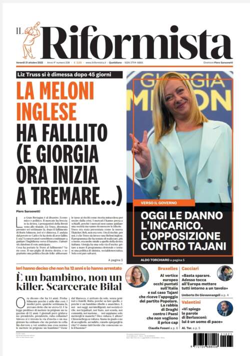 Quotidiano del 21 ottobre 2022