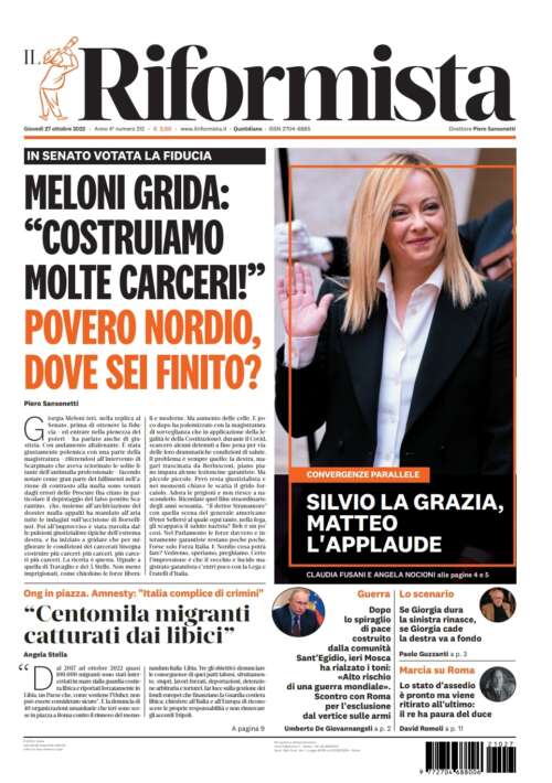 Quotidiano del 27 ottobre 2022