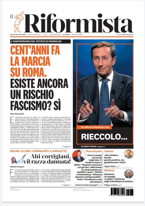 Quotidiano del 28 ottobre 2022