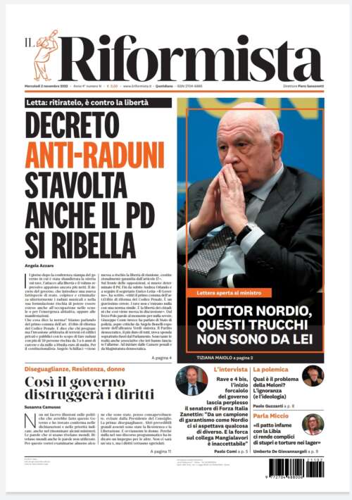 Quotidiano del 2 novembre 2022