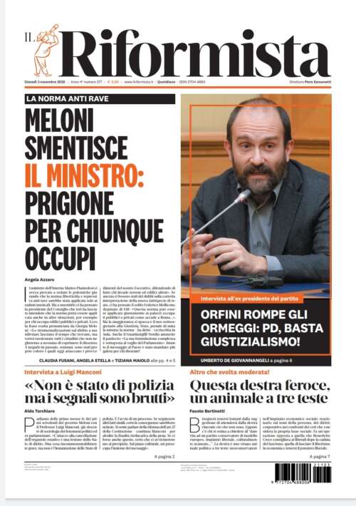 Quotidiano del 3 novembre 2022