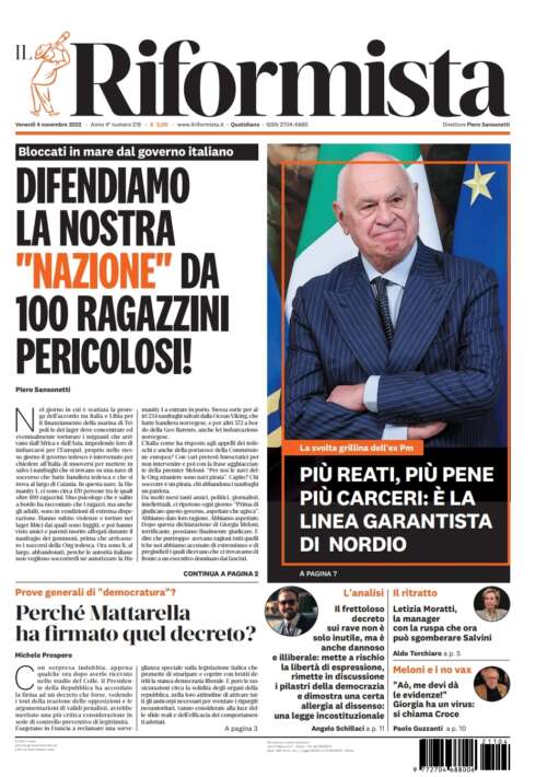 Quotidiano del 4 novembre 2022
