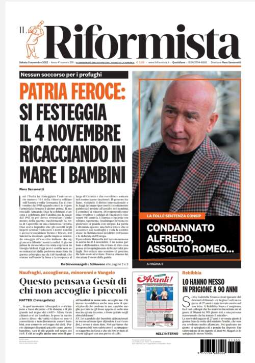 Quotidiano del 5 novembre 2022