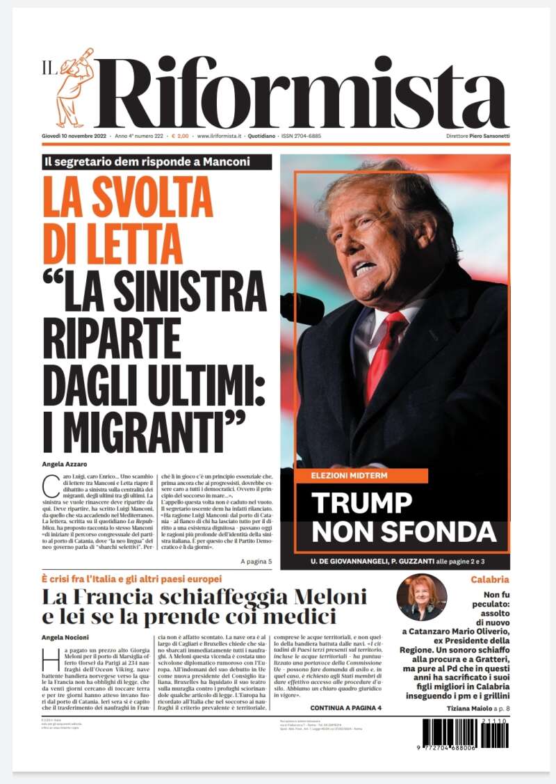 Quotidiano del 10 novembre 2022