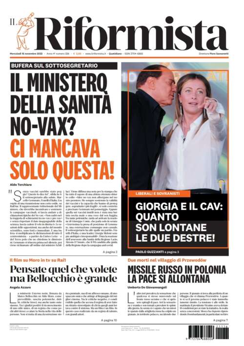 Quotidiano del 16 novembre 2022