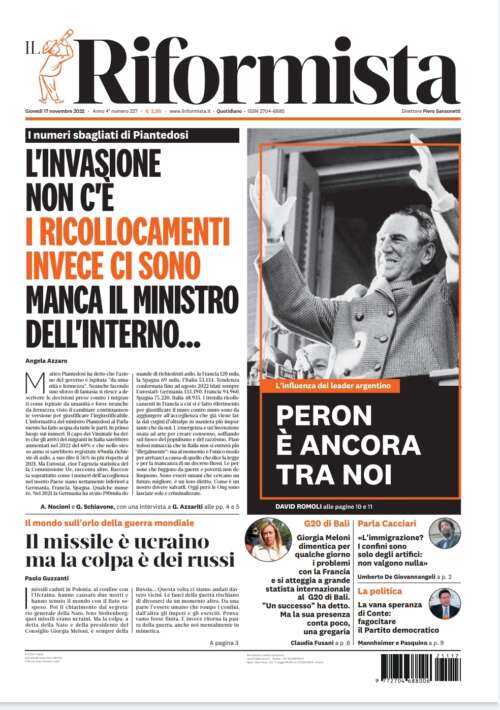 Quotidiano del 17 novembre 2022