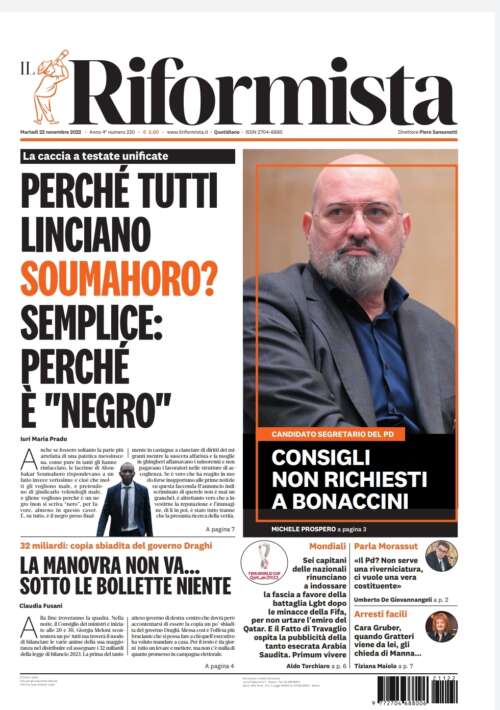 Quotidiano del 22 novembre 2022