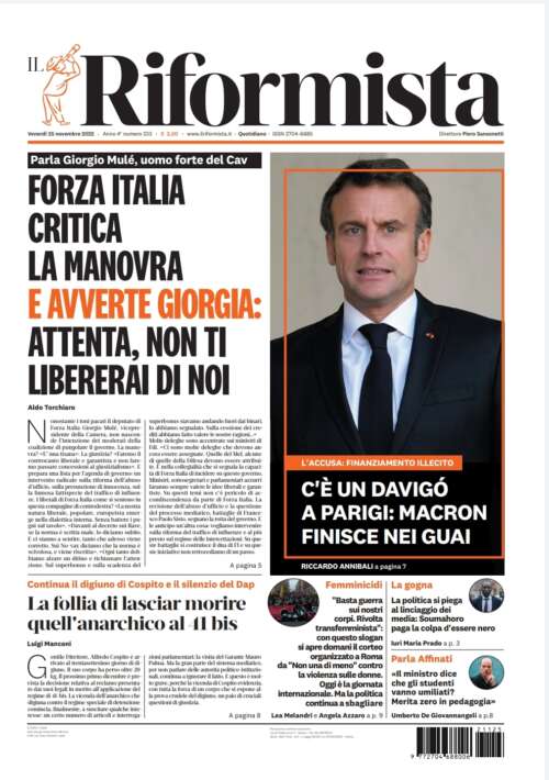 Quotidiano del 25 novembre 2022