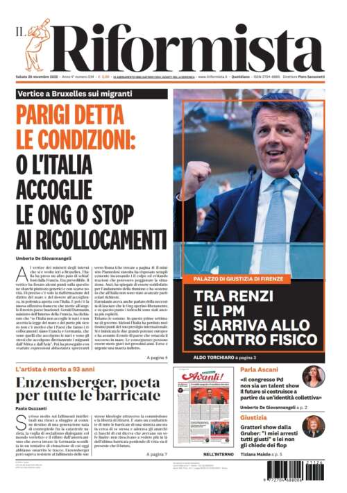 Quotidiano del 26 novembre 2022