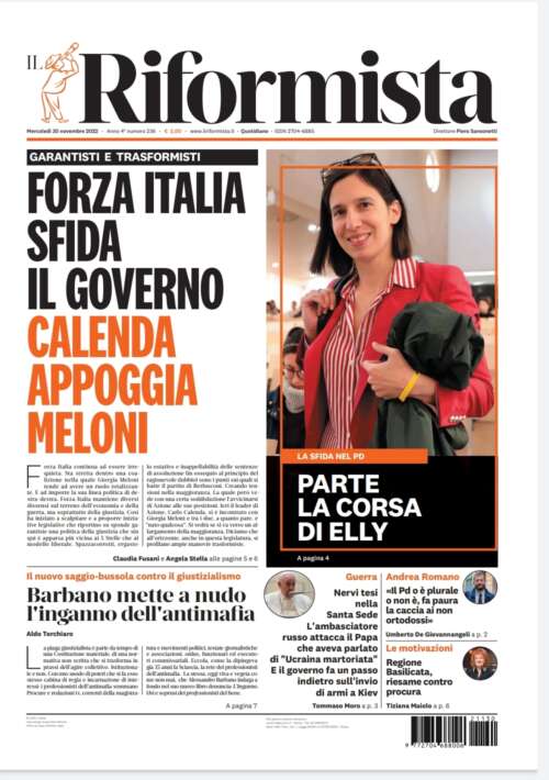 Quotidiano del 30 novembre 2022