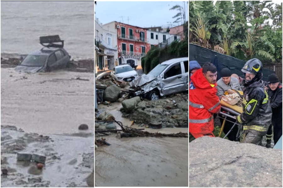 Cosa succede a Ischia, la frana e i soccorsi difficili per il maltempo: “Situazione gravissima, persone sotto il fango”