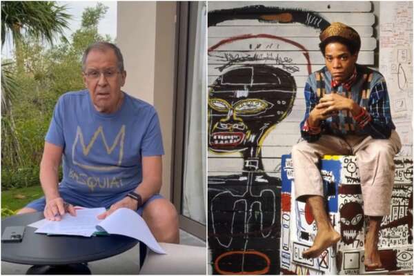 Video di Lavrov con la maglia di Basquiat, chi è l’artista americano ‘omaggiato’ dal ministro russo