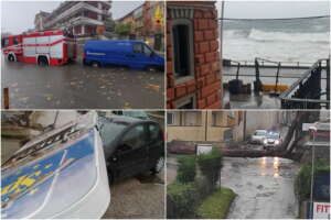 Il maltempo travolge Napoli e provincia: mareggiata causa danni sul lungomare, strade allagate e alberi caduti