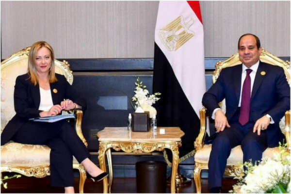 Meloni incontra Al Sisi per la prima volta dopo l’omicidio di Giulio Regeni