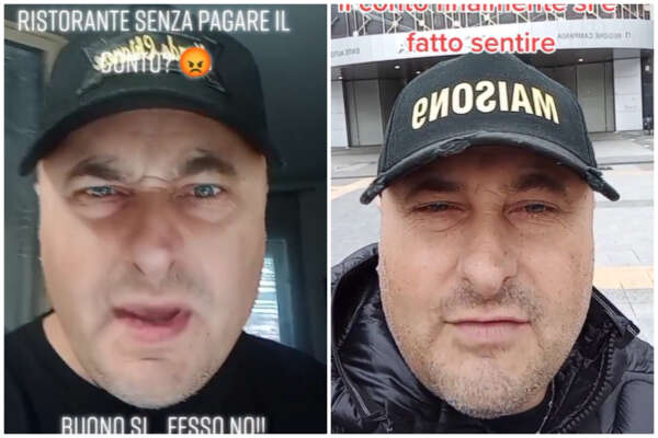 Famiglia scappa dal ristorante senza pagare conto, la denuncia sui social di Nando Chianese: “Che rabbia”