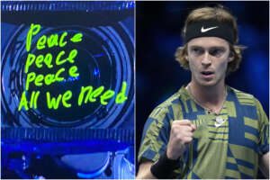 Rublev scende in campo contro la guerra: “Abbiamo bisogno di pace”