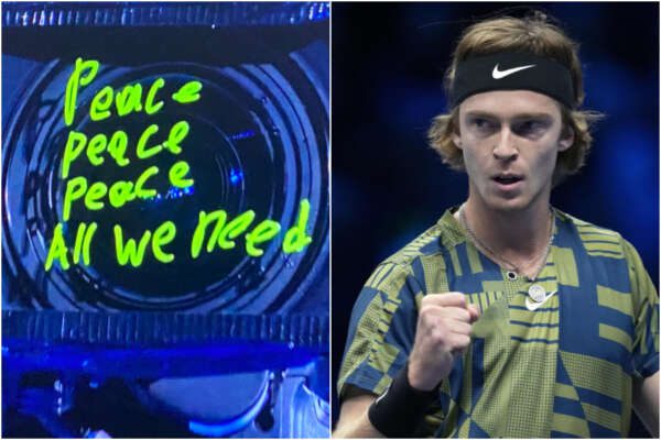 Rublev scende in campo contro la guerra: “Abbiamo bisogno di pace” Rublev scende in campo contro la guerra: “Abbiamo bisogno di pace”