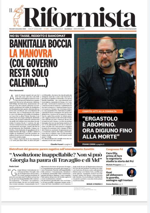 Quotidiano del 6 dicembre 2022