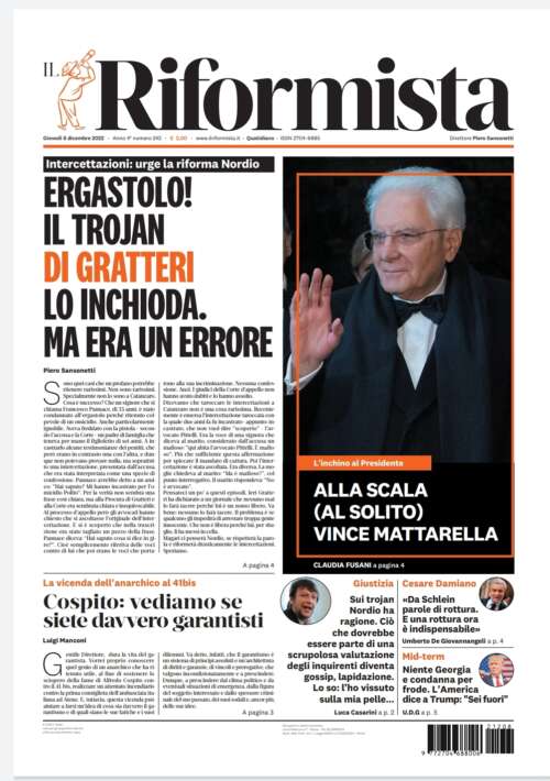 Quotidiano dell’8 dicembre 2022
