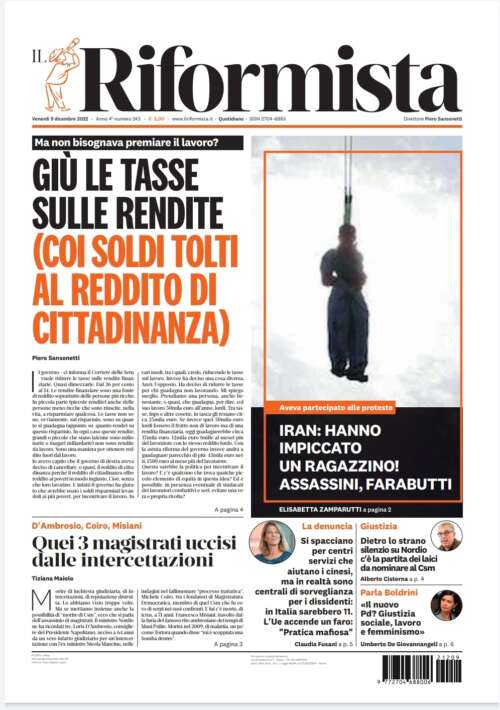 Quotidiano del 9 dicembre 2022